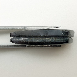 Jaspis gabro para kaboszonów z dziurką 26x13 mm nr P444