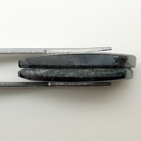 Jasper gabbro pair of cabochons with hole 26x13 mm no P444 Jasper gabbro pair of cabochons with hole 26x13 mm no P444