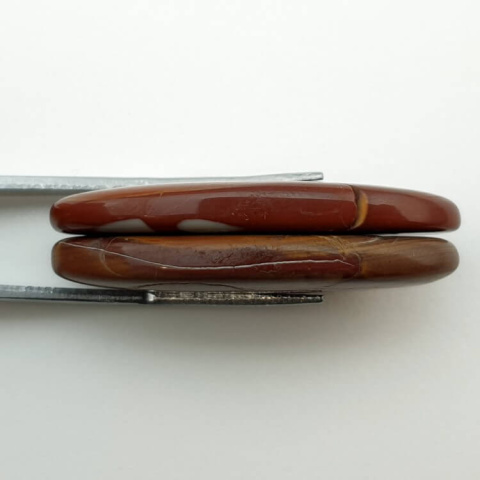Jaspis noreena para kaboszonów z dziurką 35x17 mm nr P285 Jaspis noreena para kaboszonów z dziurką 35x17 mm nr P285