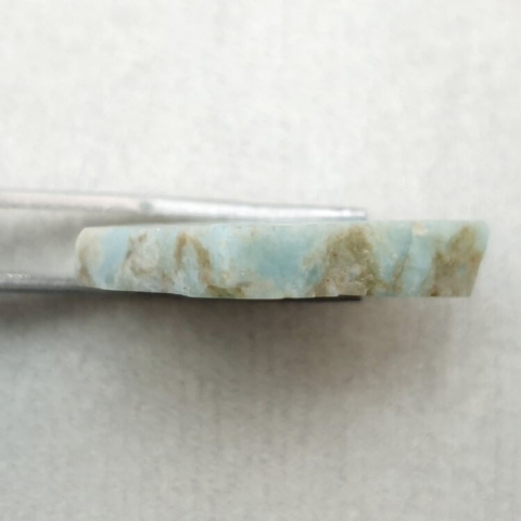 Larimar cięty surowy 26x24 mm nr 117 Larimar cięty surowy 26x24 mm nr 117