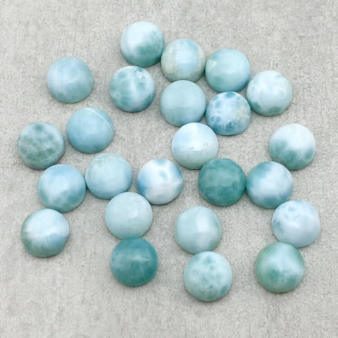 Larimar cabochon fi 8 mm 1 pc Larimar cabochon fi 8 mm 1 pc