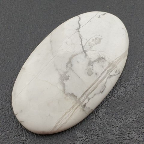 Howlite cabochon 47x27 mm no 4 Howlite cabochon 47x27 mm no 4