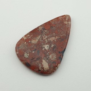 Jasper red cabochon 34x22 mm no. 20