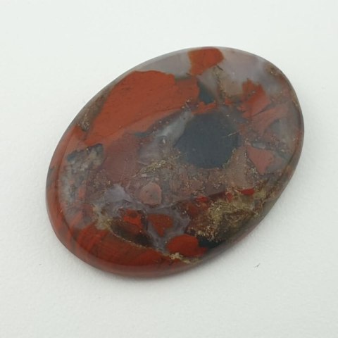 Jaspis czerwony kaboszon 34x24 mm nr 14 Jaspis czerwony kaboszon 34x24 mm nr 14