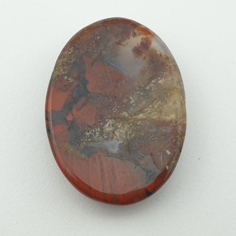 Jaspis czerwony kaboszon 34x24 mm nr 14 Jaspis czerwony kaboszon 34x24 mm nr 14