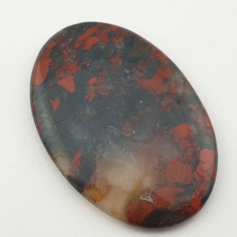 Red jasper cabochon 48x32 mm no 1 Red jasper cabochon 48x32 mm no 1