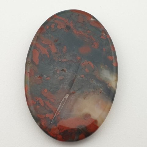 Red jasper cabochon 48x32 mm no 1 Red jasper cabochon 48x32 mm no 1