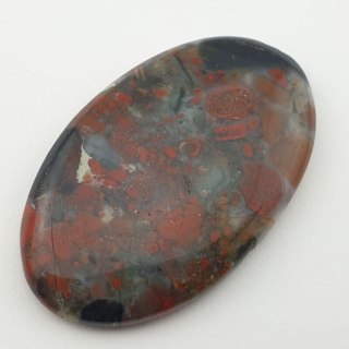 Red jasper cabochon 52x32 mm no 2