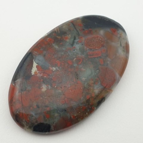 Red jasper cabochon 52x32 mm no 2