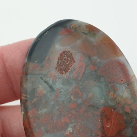 Red jasper cabochon 52x32 mm no 2