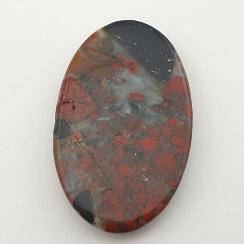 Red jasper cabochon 52x32 mm no 2