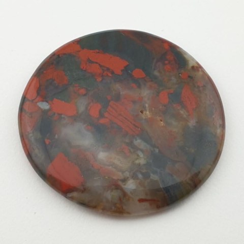 Red jasper cabochon fi 39 mm no 4 Red jasper cabochon fi 39 mm no 4