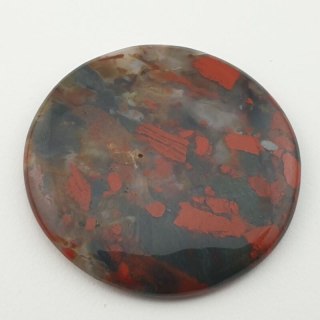 Red jasper cabochon fi 39 mm no 4