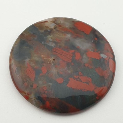Red jasper cabochon fi 39 mm no 4 Red jasper cabochon fi 39 mm no 4