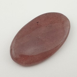 Strawberry quartz cabochon 40x23 mm no 14