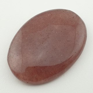 Strawberry quartz cabochon 40x28 mm no 4