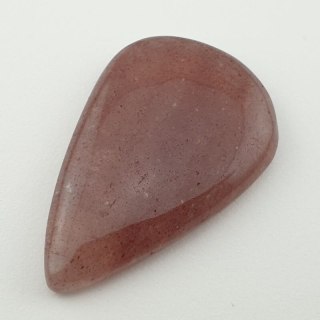 Strawberry quartz cabochon 42x27 mm no 9
