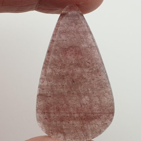 Strawberry quartz cabochon 46x26 mm no. 7 Strawberry quartz cabochon 46x26 mm no. 7