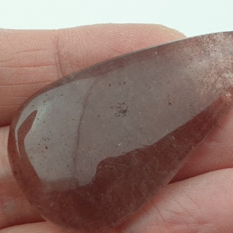 Strawberry quartz cabochon 46x26 mm no. 7 Strawberry quartz cabochon 46x26 mm no. 7