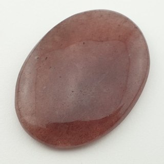 Strawberry quartz cabochon 46x33 mm no. 2