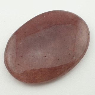 Strawberry quartz cabochon 46x33 mm no 2