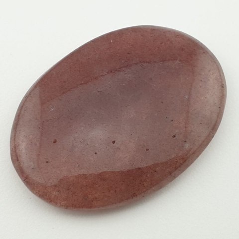 Strawberry quartz cabochon 46x33 mm no. 2 Strawberry quartz cabochon 46x33 mm no. 2