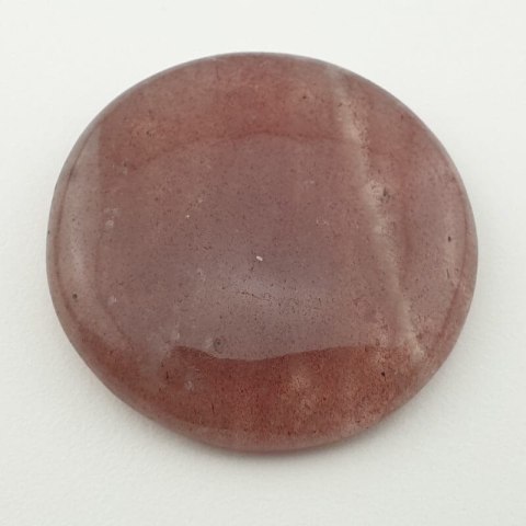 Strawberry quartz cabochon fi 36 mm no. 3 Strawberry quartz cabochon fi 36 mm no. 3