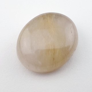 Quartz with rutile cabochon 22x18 mm no. 21