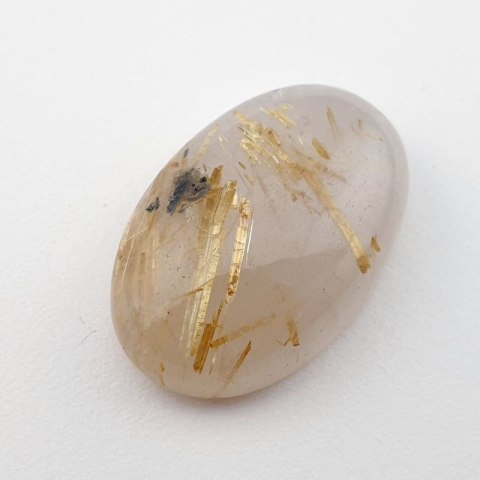 Quartz with rutile cabochon 24x16 mm no 23 Quartz with rutile cabochon 24x16 mm no 23