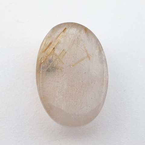 Quartz with rutile cabochon 24x16 mm no 23 Quartz with rutile cabochon 24x16 mm no 23