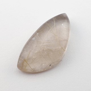 Quartz with rutile cabochon 25x13 mm no. 36