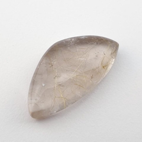 Quartz with rutile cabochon 25x13 mm no. 36 Quartz with rutile cabochon 25x13 mm no. 36