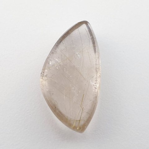 Quartz with rutile cabochon 25x13 mm no. 36 Quartz with rutile cabochon 25x13 mm no. 36