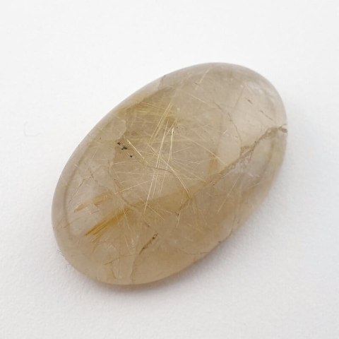 Quartz with rutile cabochon 26x17 mm no. 25 Quartz with rutile cabochon 26x17 mm no. 25