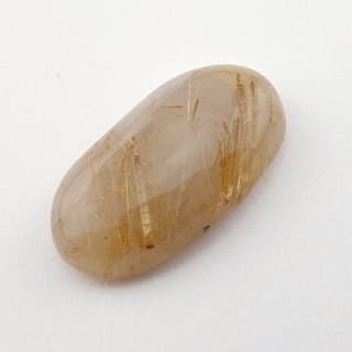 Quartz with rutile cabochon 27x15 mm no. 20