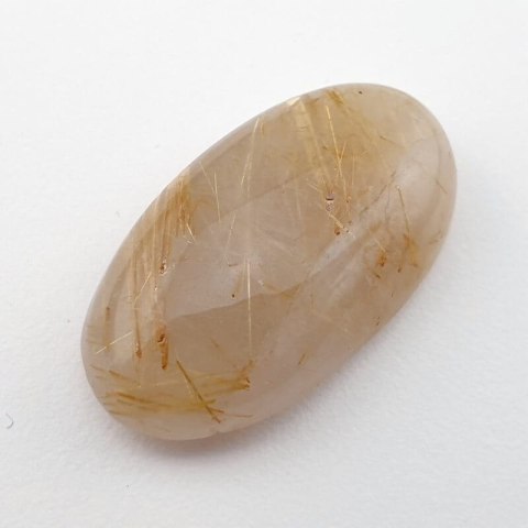 Quartz with rutile cabochon 27x15 mm no. 20 Quartz with rutile cabochon 27x15 mm no. 20