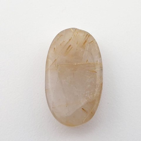 Quartz with rutile cabochon 27x15 mm no. 20 Quartz with rutile cabochon 27x15 mm no. 20