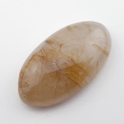 Quartz with rutile cabochon 28x15 mm no 19 Quartz with rutile cabochon 28x15 mm no 19