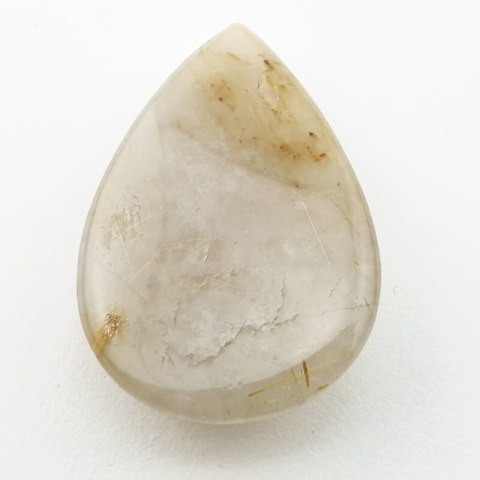 Quartz with rutile cabochon 33x22 mm no 1 Quartz with rutile cabochon 33x22 mm no 1