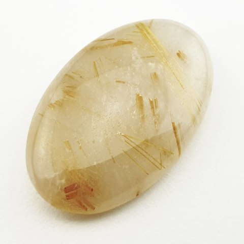 Quartz with rutile cabochon 35x21 mm no 3 Quartz with rutile cabochon 35x21 mm no 3