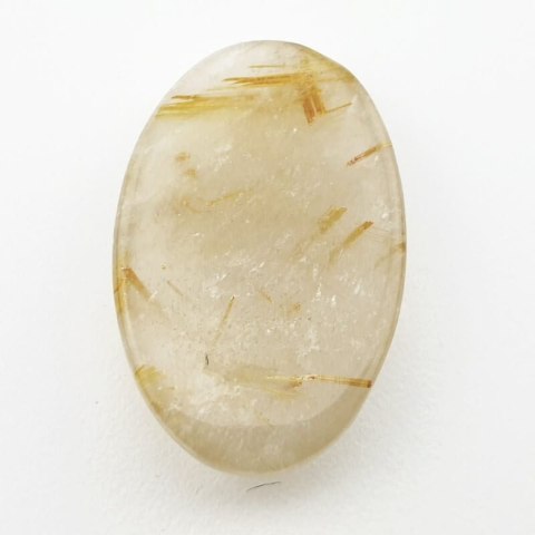 Quartz with rutile cabochon 35x21 mm no 3 Quartz with rutile cabochon 35x21 mm no 3