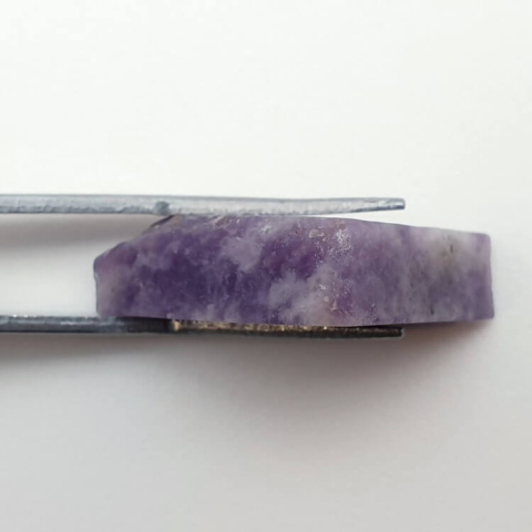 Cut Lepidolite raw 24x10 mm No 74 Cut Lepidolite raw 24x10 mm No 74