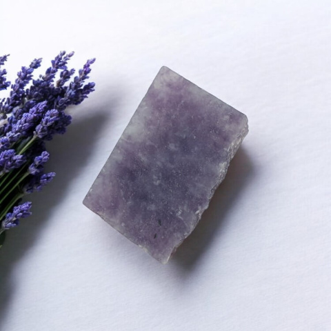 Lepidolite cut raw 25x17 mm No 4 Lepidolite cut raw 25x17 mm No 4