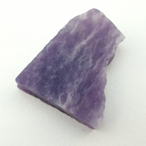 Cut Lepidolite raw 25x22 mm No 10 Cut Lepidolite raw 25x22 mm No 10