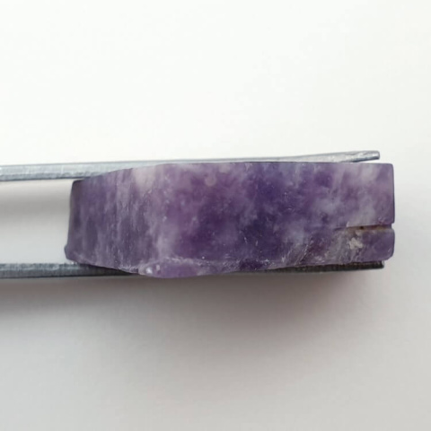 Lepidolite cut raw 25x26 mm No 63 Lepidolite cut raw 25x26 mm No 63