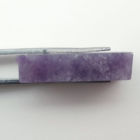 Lepidolit cięty surowy 26x15 mm nr 43 Lepidolit cięty surowy 26x15 mm nr 43