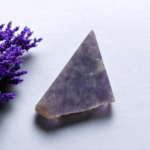 Lepidolite cut raw 34x20 mm No 8 Lepidolite cut raw 34x20 mm No 8