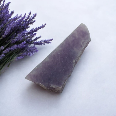 Lepidolite cut raw 35x16 mm No 61 Lepidolite cut raw 35x16 mm No 61