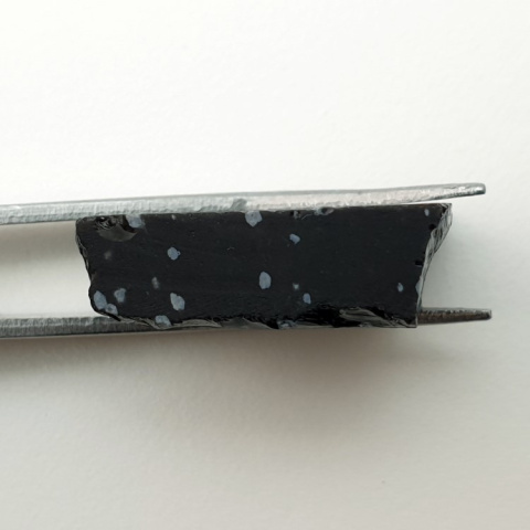 Snow obsidian cut raw 23x22 mm no 45 Snow obsidian cut raw 23x22 mm no 45