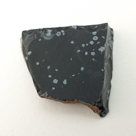 Snow obsidian cut raw 23x22 mm no 45 Snow obsidian cut raw 23x22 mm no 45